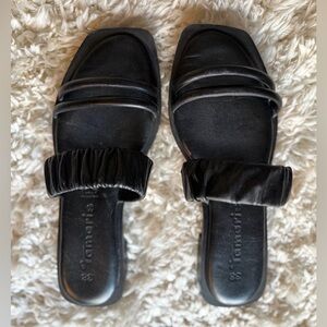 Elegant Black Slide Sandals